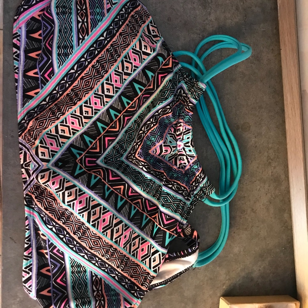 Cute tribal swim top